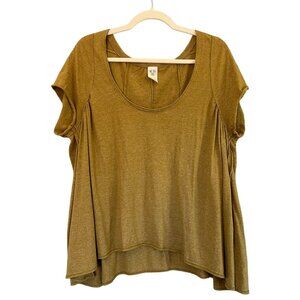 Free People Nori Tee in Moss